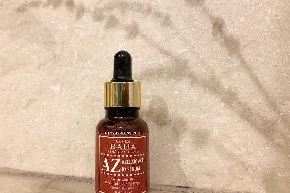 Bottle of cos de baha azelaic acid 10 serum