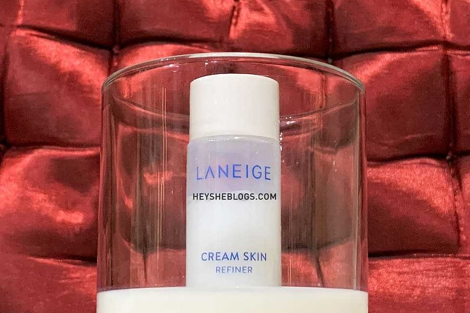 bottle of laneige cream skin refiner