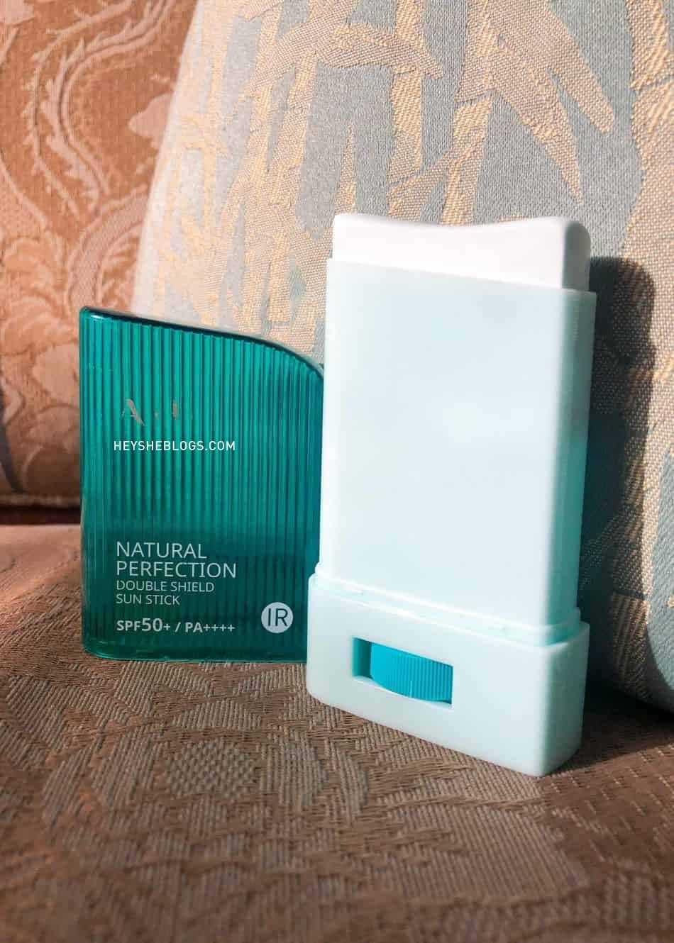 ahc natural perfection double shield sun stick bar