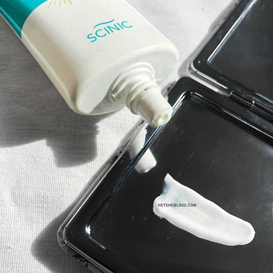scinic enjoy super mild sun essence cream